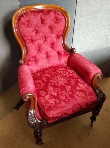 Pink vintage chair
